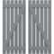 Ekena Millwork Americraft 6-Board (2 Batten) Wood Spaced Board-n-Batten Shutters w/ Z-Bar, ARW102SB623X77CHH, PR ARW102SB623X77CHH - alternate 1